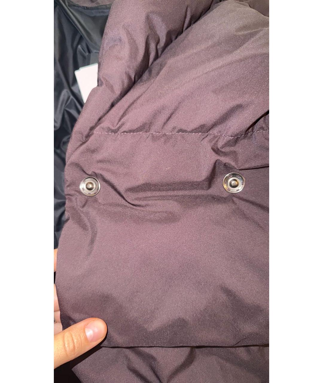 BACON Бордовый полиамидовый пуховик, фото 5