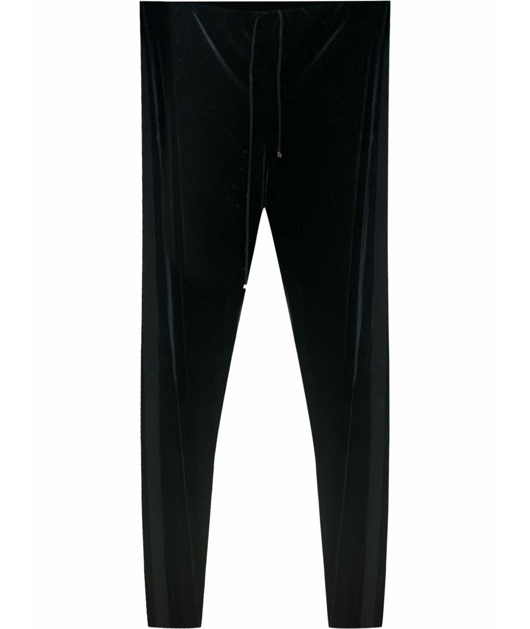 LA PERLA Черные бархатные бриджи, фото 1