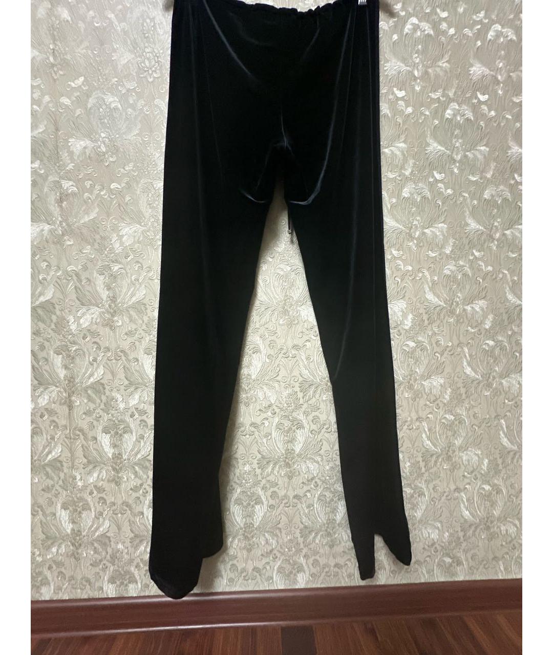 LA PERLA Черные бархатные бриджи, фото 2