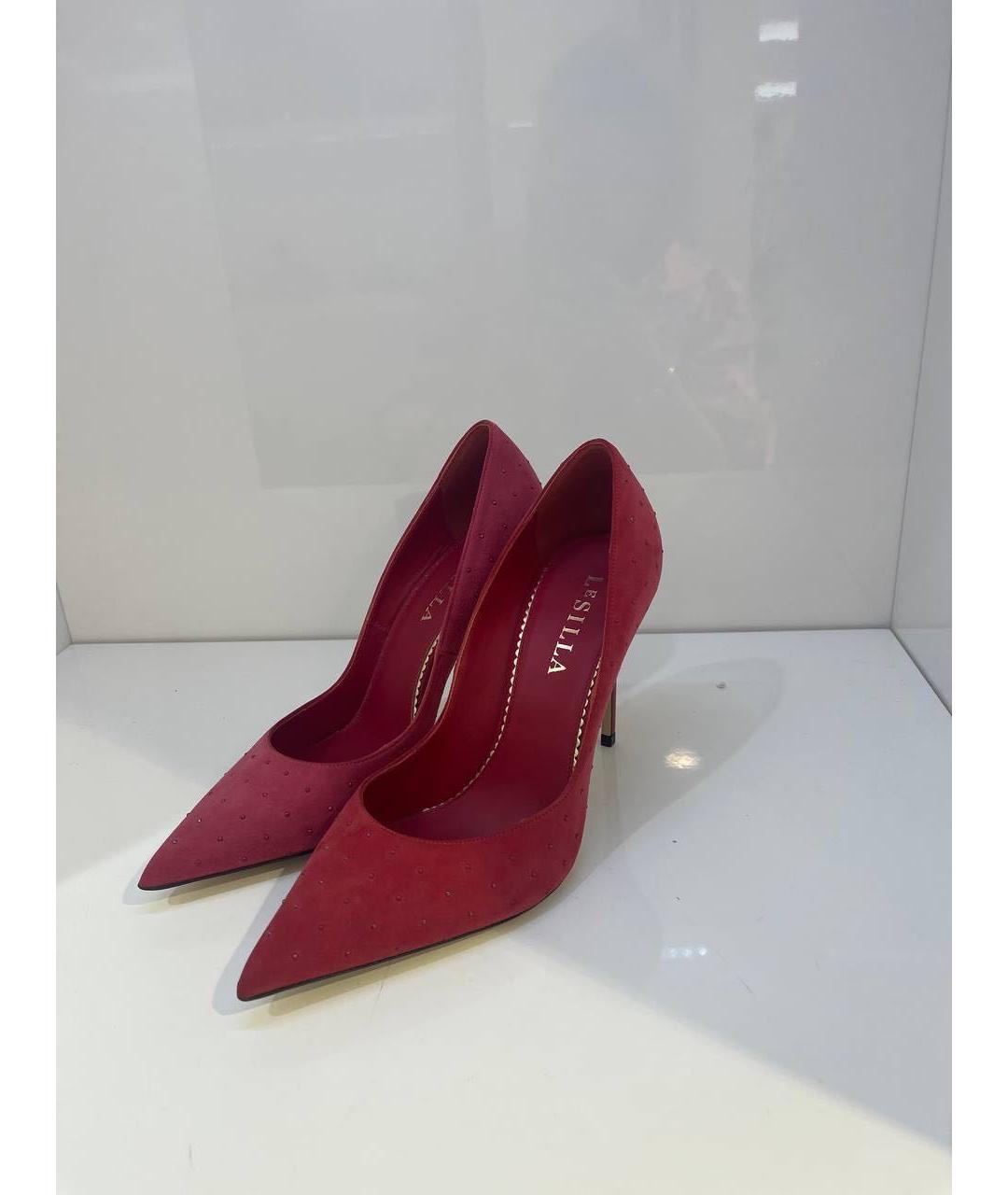 LE SILLA Красные замшевые туфли, фото 3