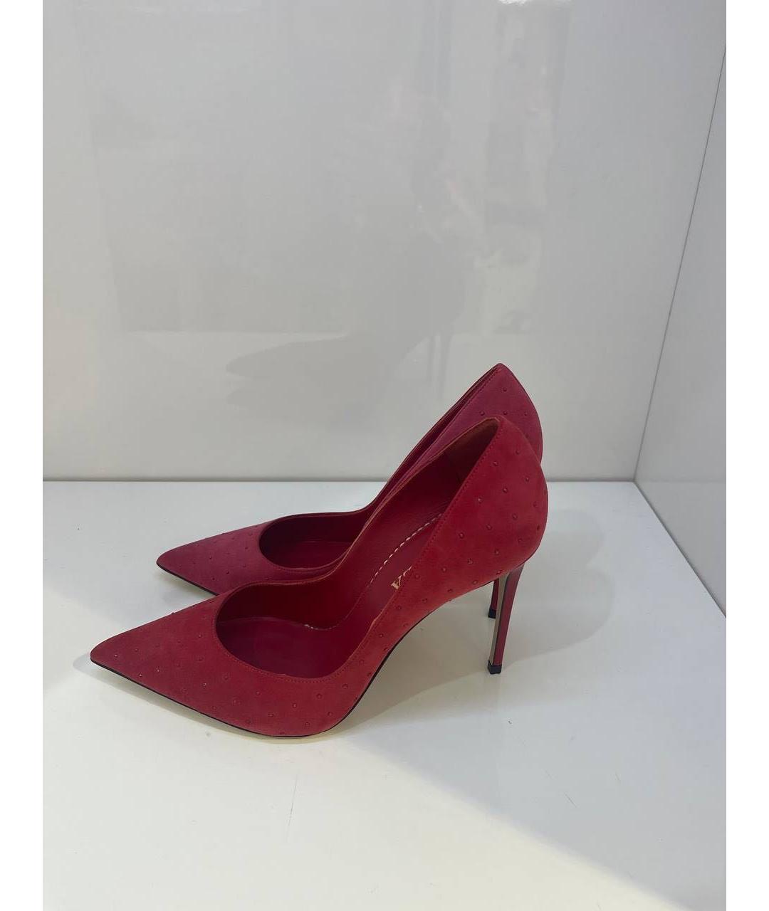 LE SILLA Красные замшевые туфли, фото 4