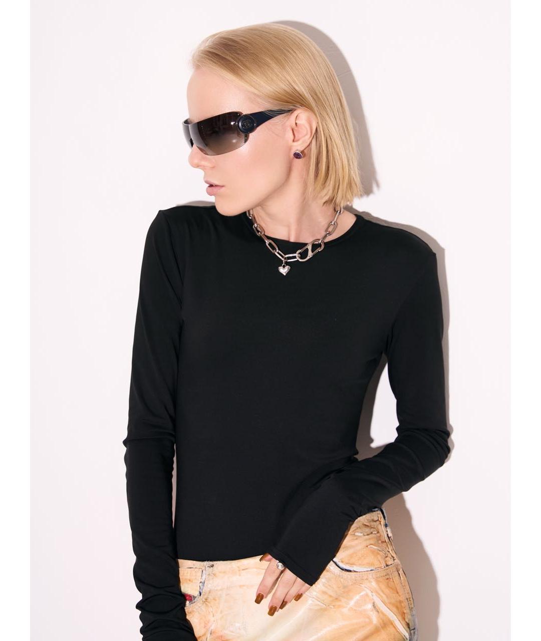 CHANEL Темно-синие пластиковые солнцезащитные очки, фото 7