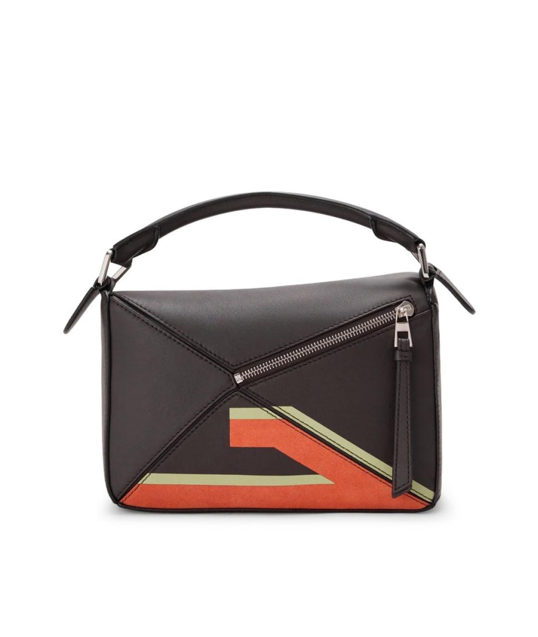 LOEWE Коричневая кожаная сумка через плечо, фото 4