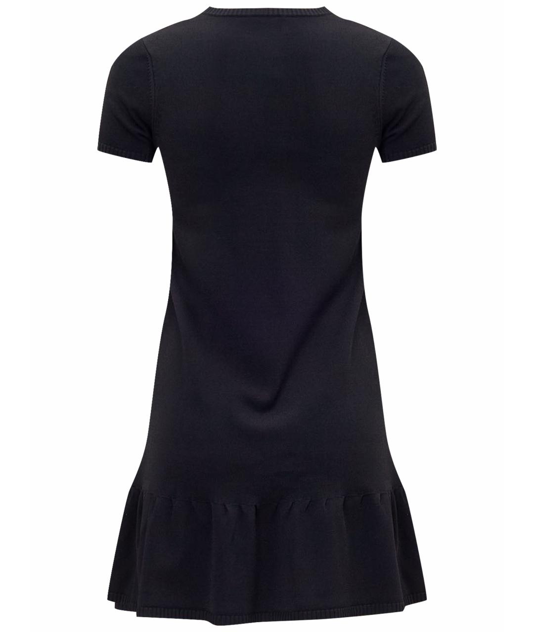 VALENTINO Черное вискозное вечернее платье, фото 6