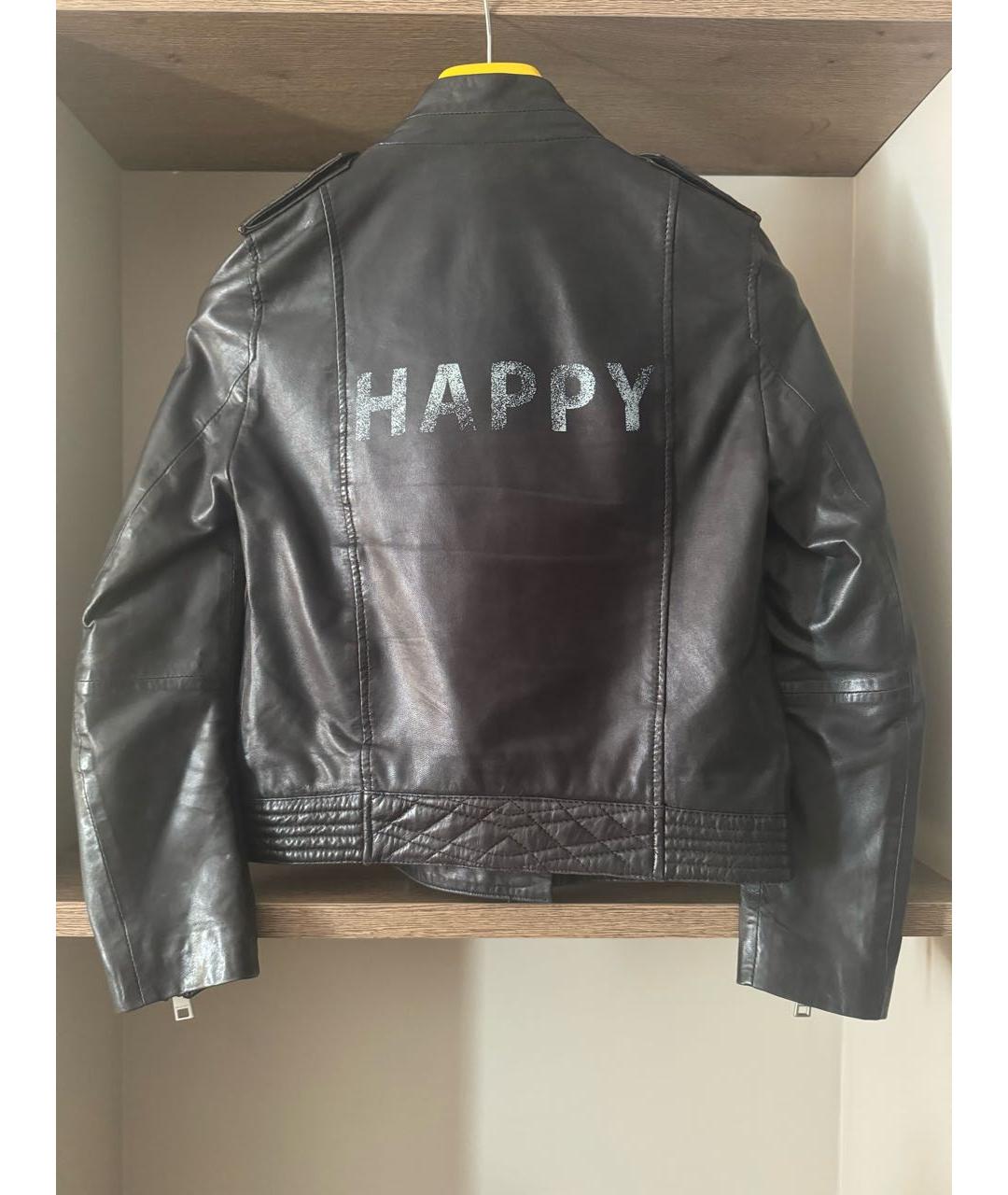 ZADIG & VOLTAIRE Черная кожаная куртка, фото 2