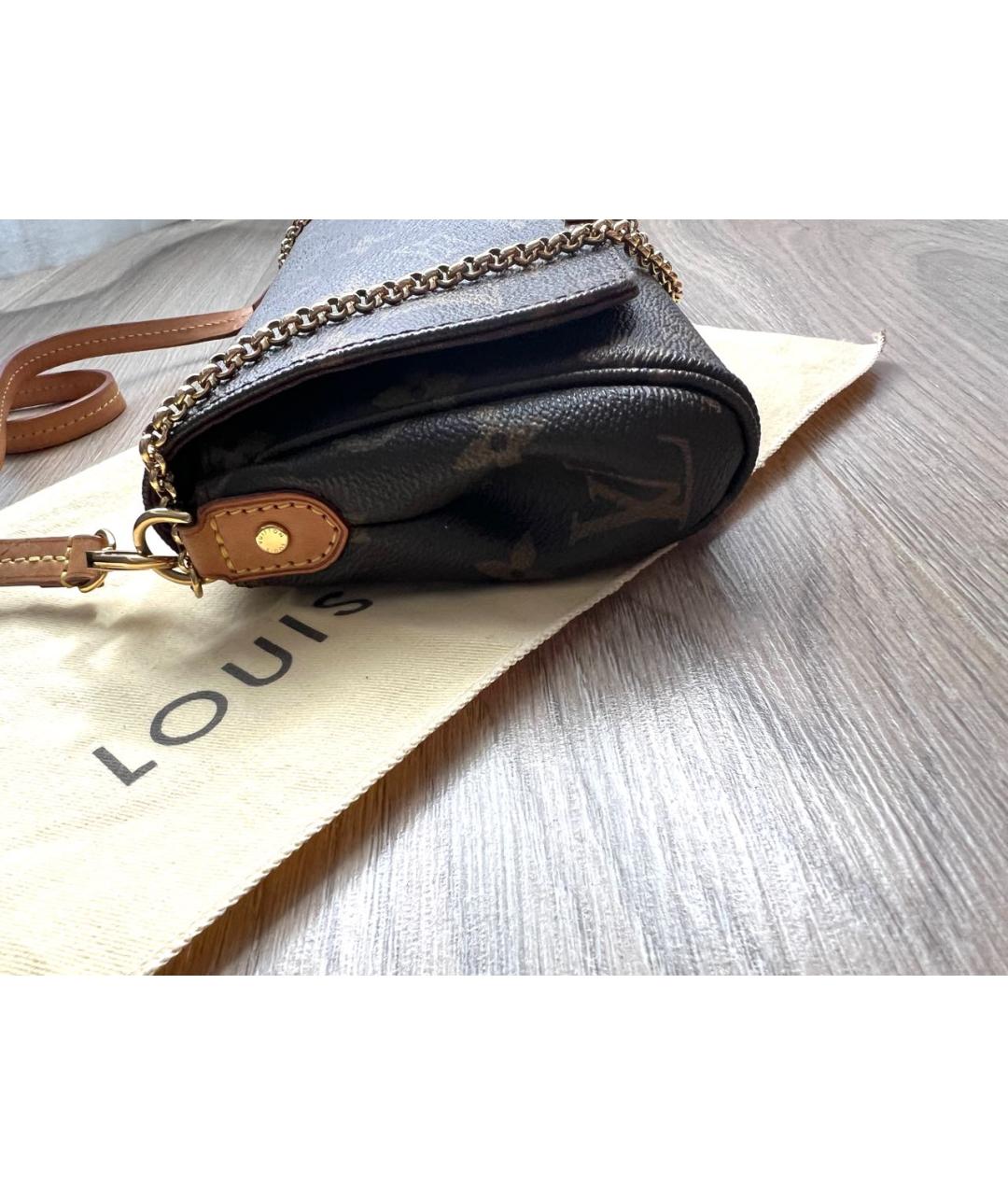 LOUIS VUITTON Коричневая сумка с короткими ручками, фото 4