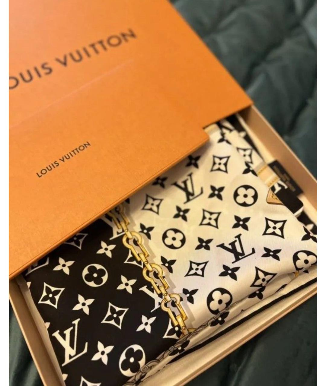 LOUIS VUITTON Мульти шелковый платок, фото 6
