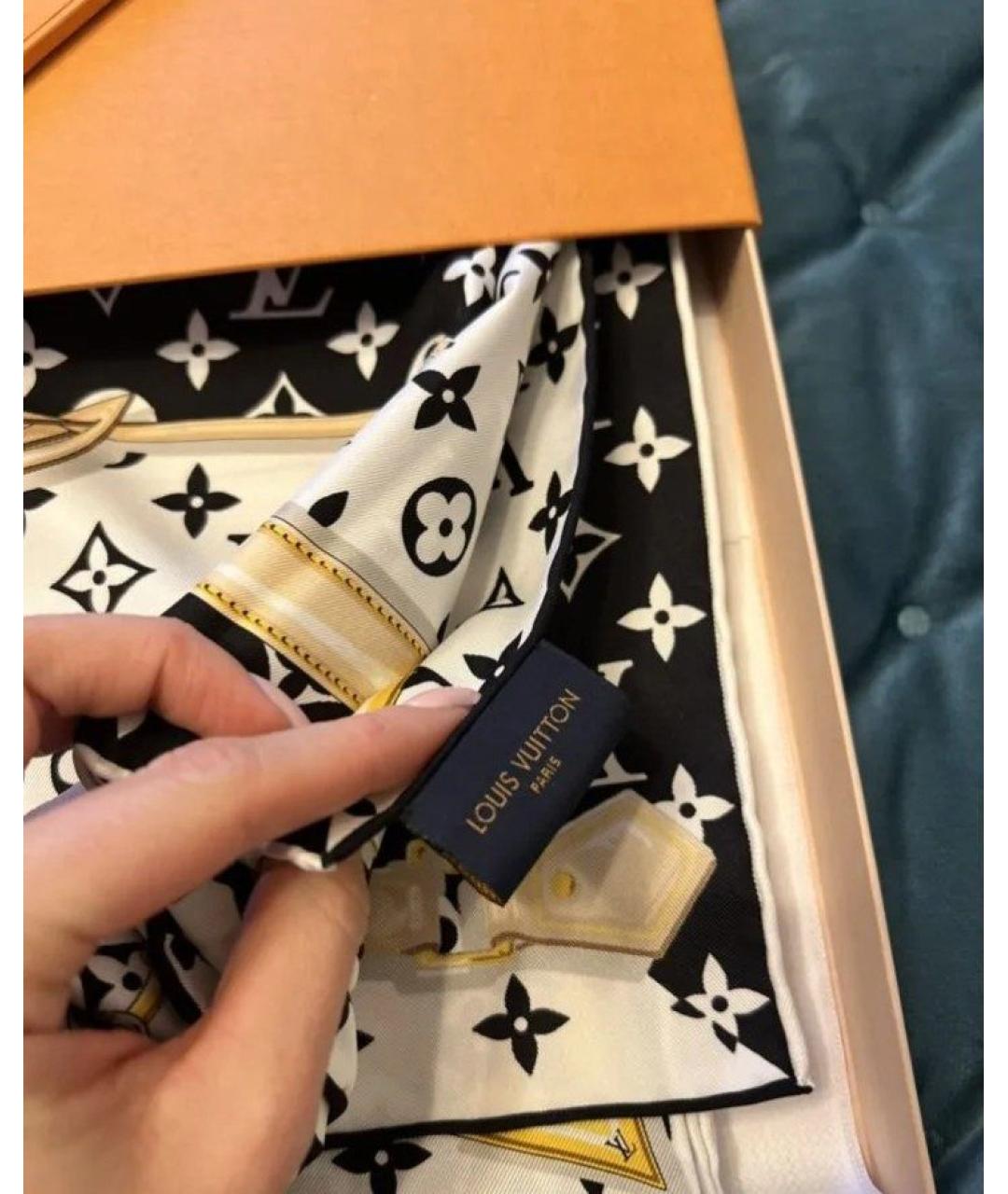 LOUIS VUITTON Мульти шелковый платок, фото 3