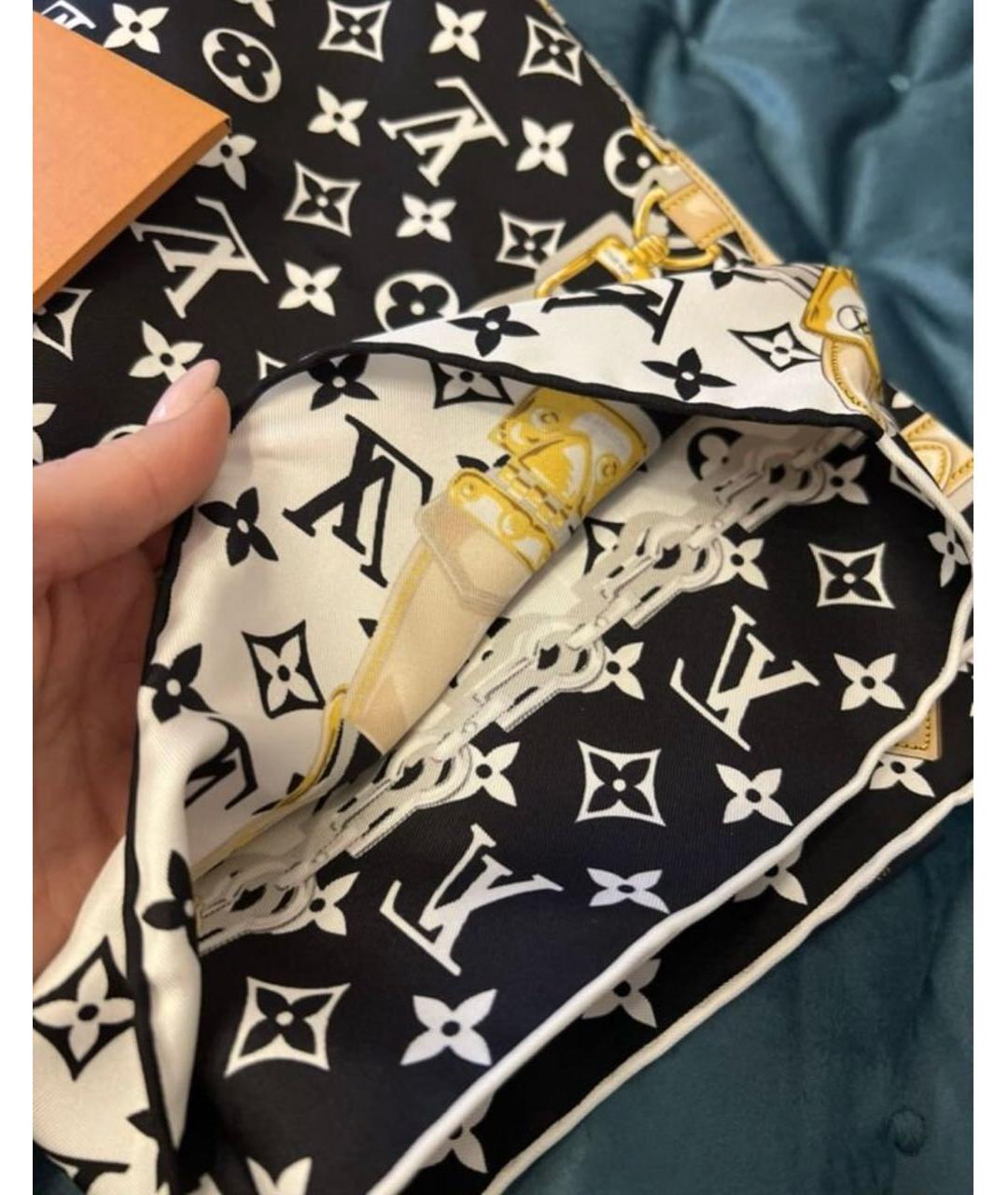 LOUIS VUITTON Мульти шелковый платок, фото 2