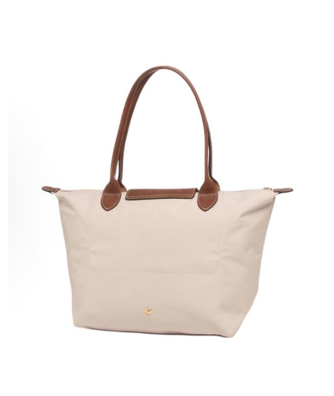 LONGCHAMP Бежевая сумка тоут, фото 2