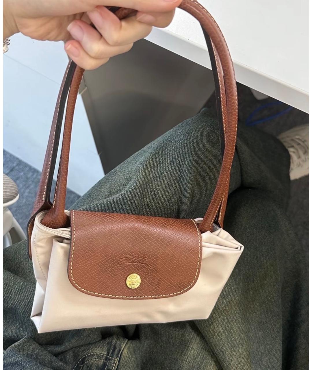 LONGCHAMP Бежевая сумка тоут, фото 4