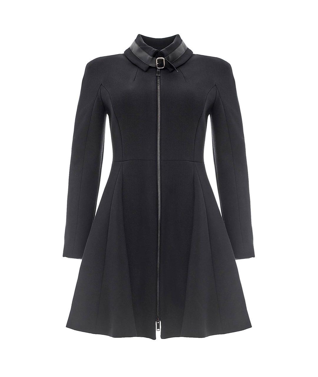 PINKO Черное полиэстеровое пальто, фото 1