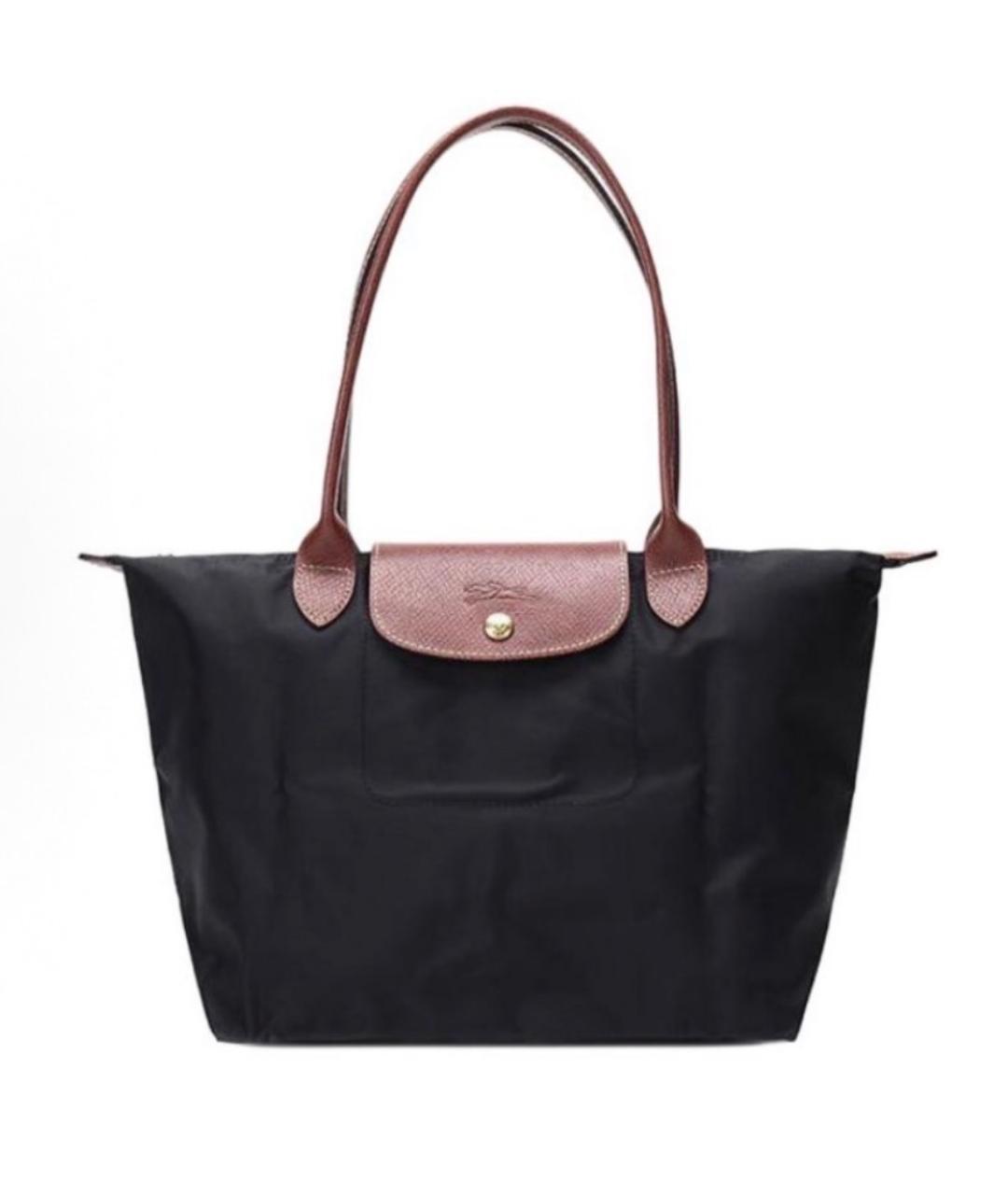LONGCHAMP Черная сумка с короткими ручками, фото 5