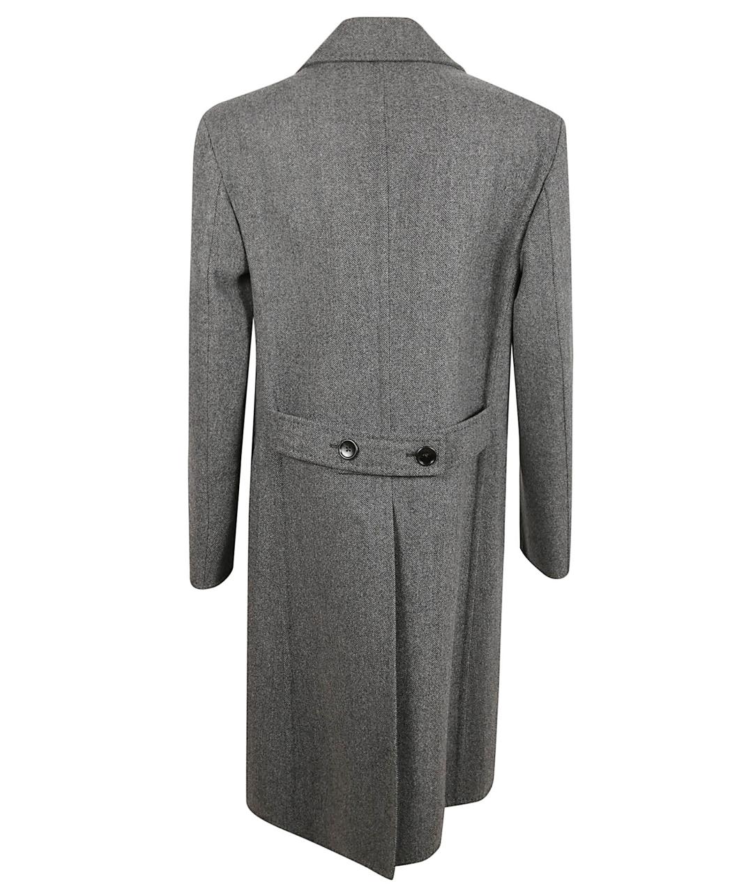 TOM FORD Серое шерстяное пальто, фото 3