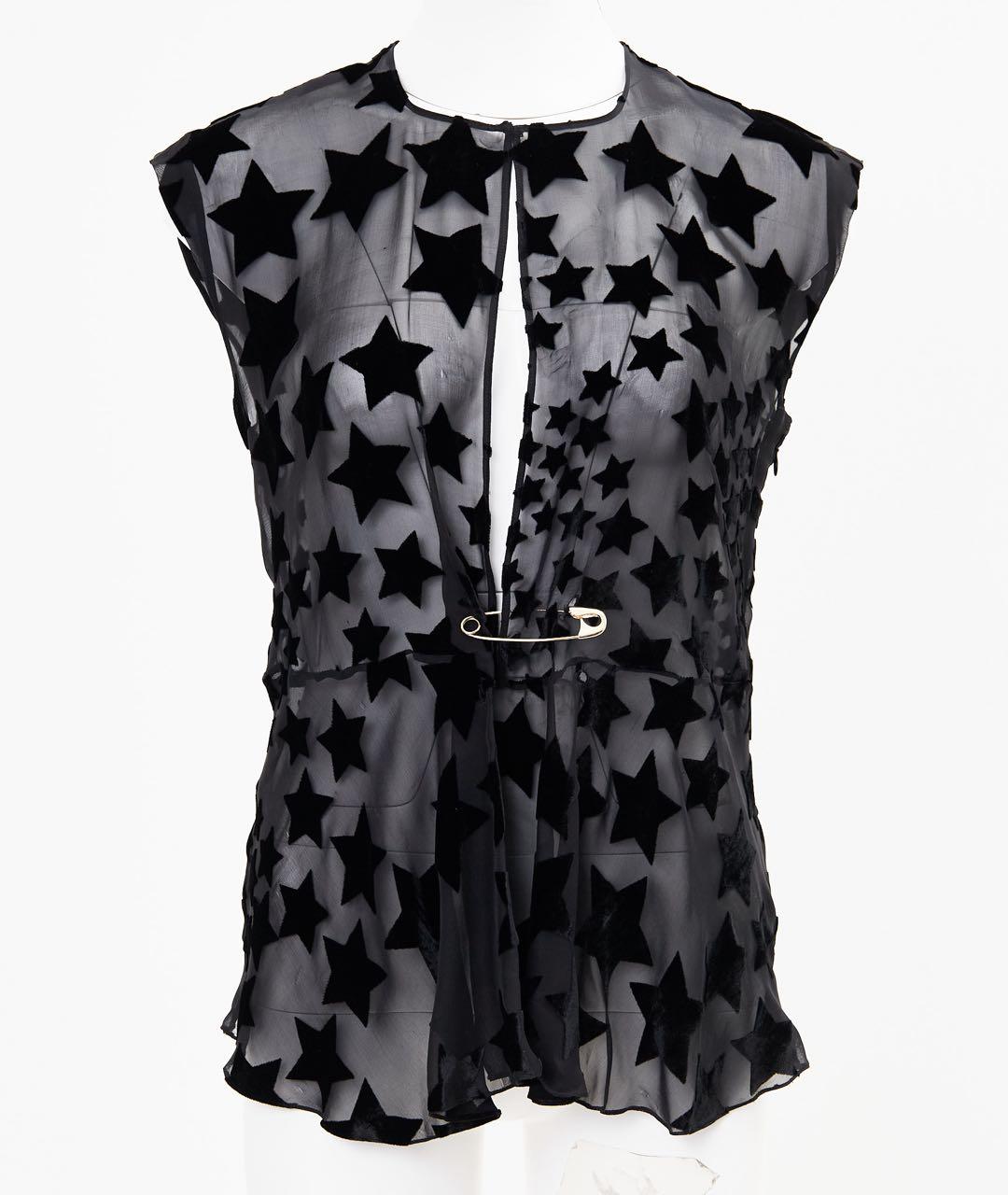 SONIA RYKIEL Черная вискозная блузы, фото 4