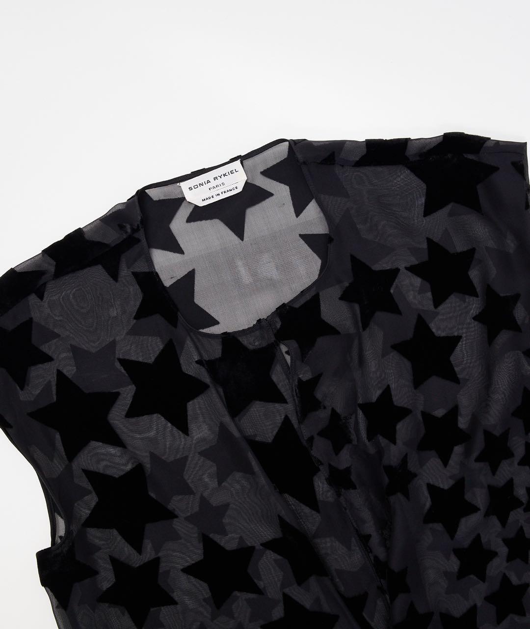 SONIA RYKIEL Черная вискозная блузы, фото 3
