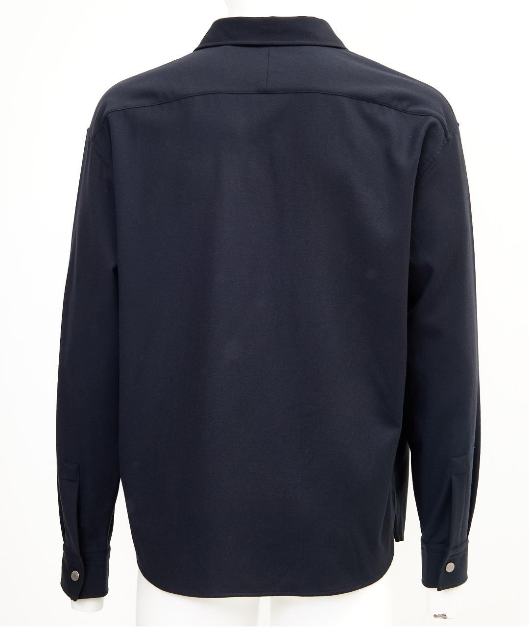 HERMES Синяя шерстяная куртка, фото 2