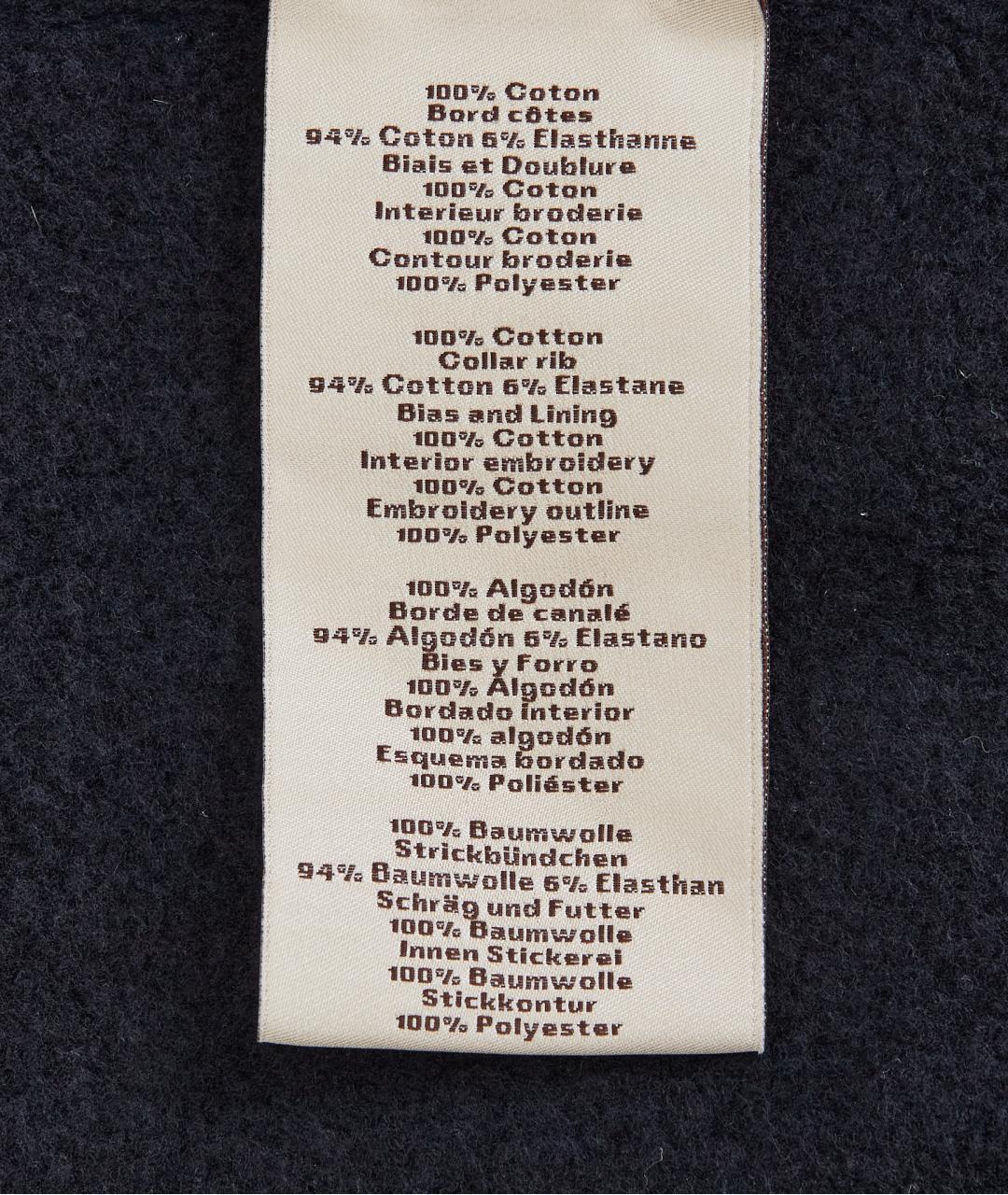 HERMES Темно-синяя хлопковая куртка, фото 5