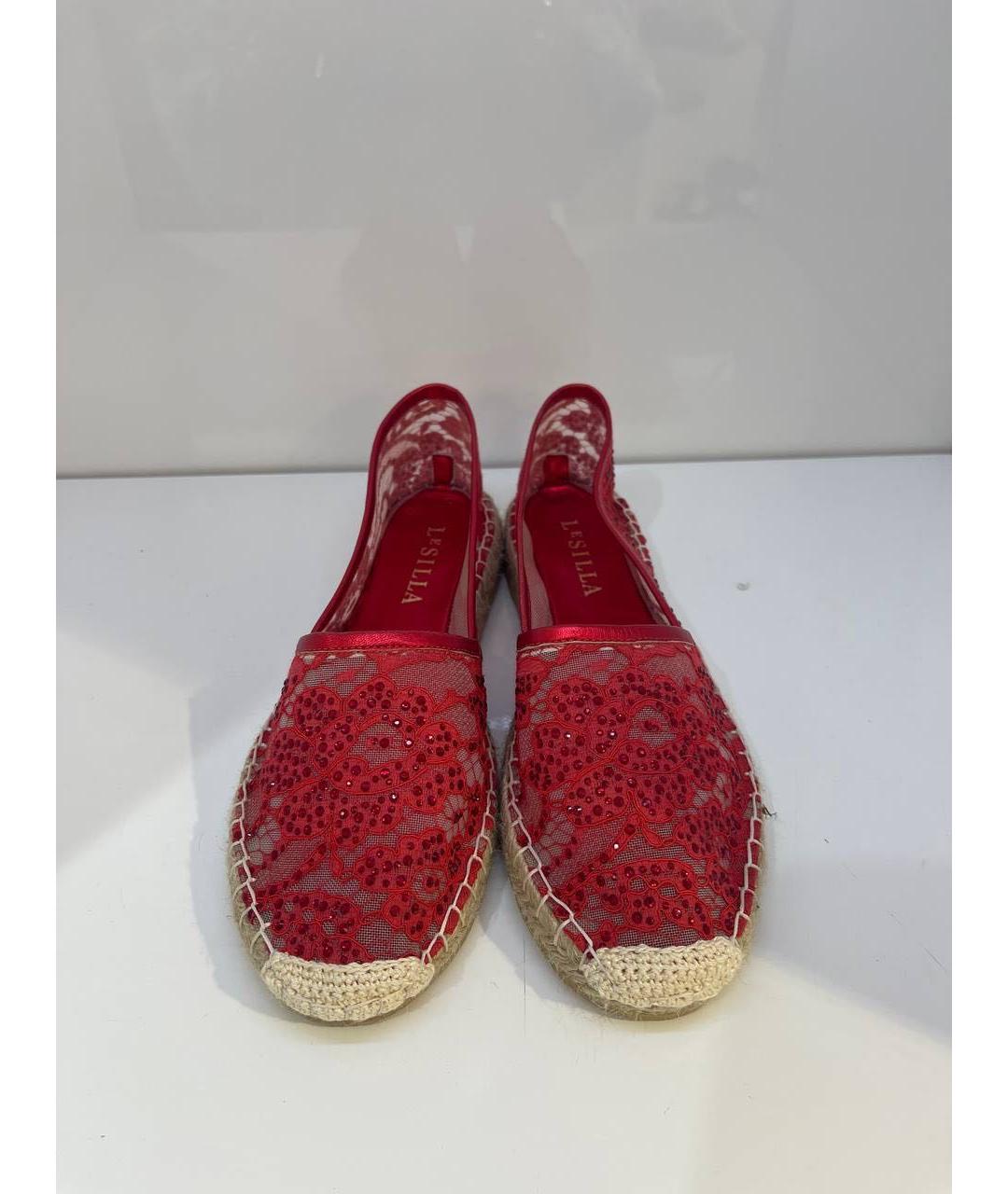 LE SILLA Красные текстильные эспадрильи, фото 2