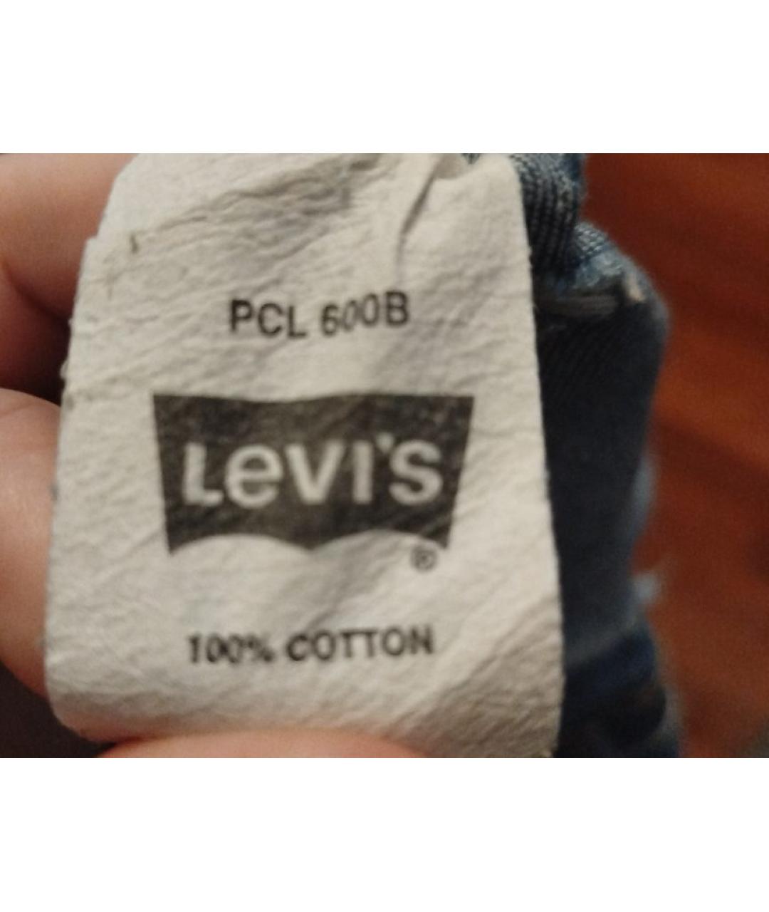 LEVI'S Синяя хлопковая юбка мини, фото 6