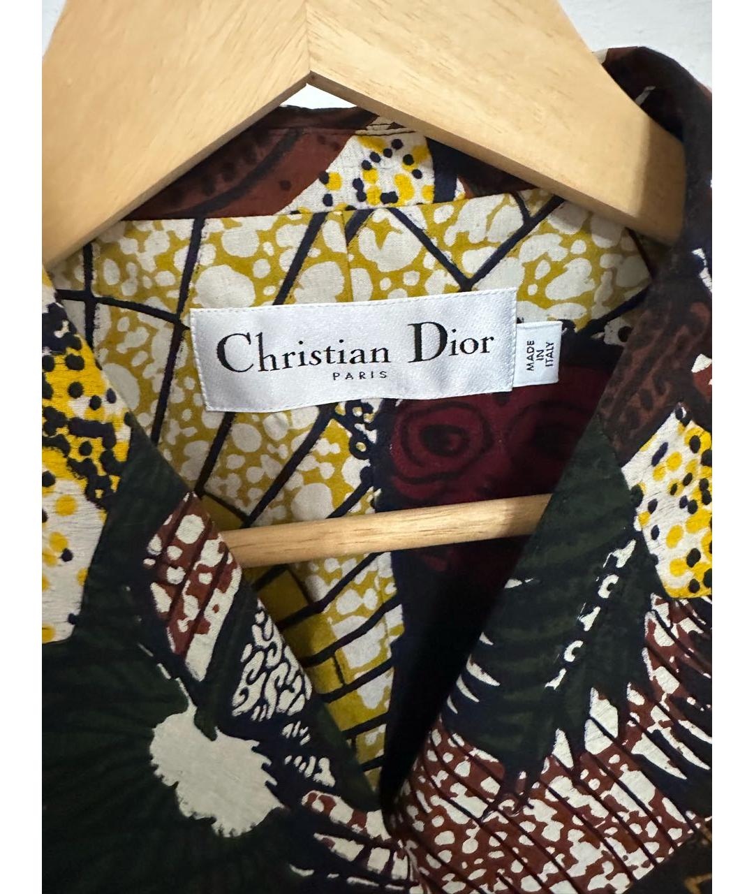 CHRISTIAN DIOR Мульти хлопковый жакет/пиджак, фото 3