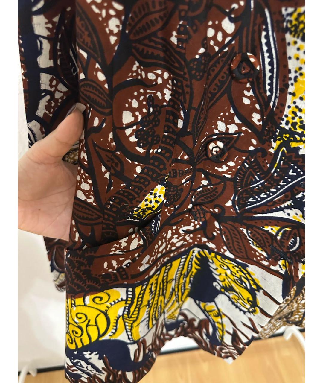 CHRISTIAN DIOR Мульти хлопковый жакет/пиджак, фото 5