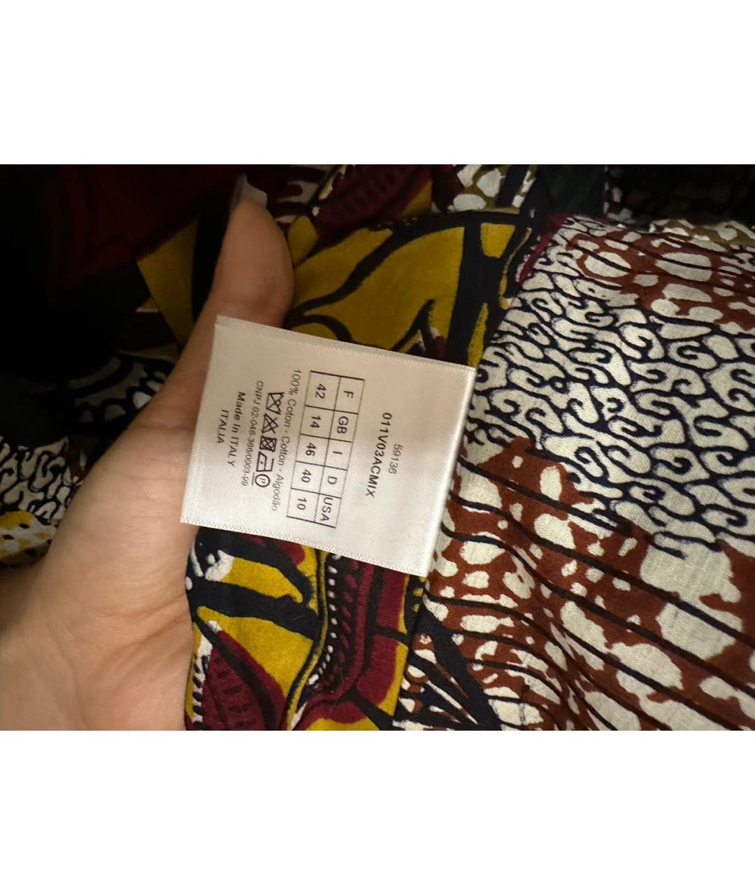 CHRISTIAN DIOR Мульти хлопковый жакет/пиджак, фото 6