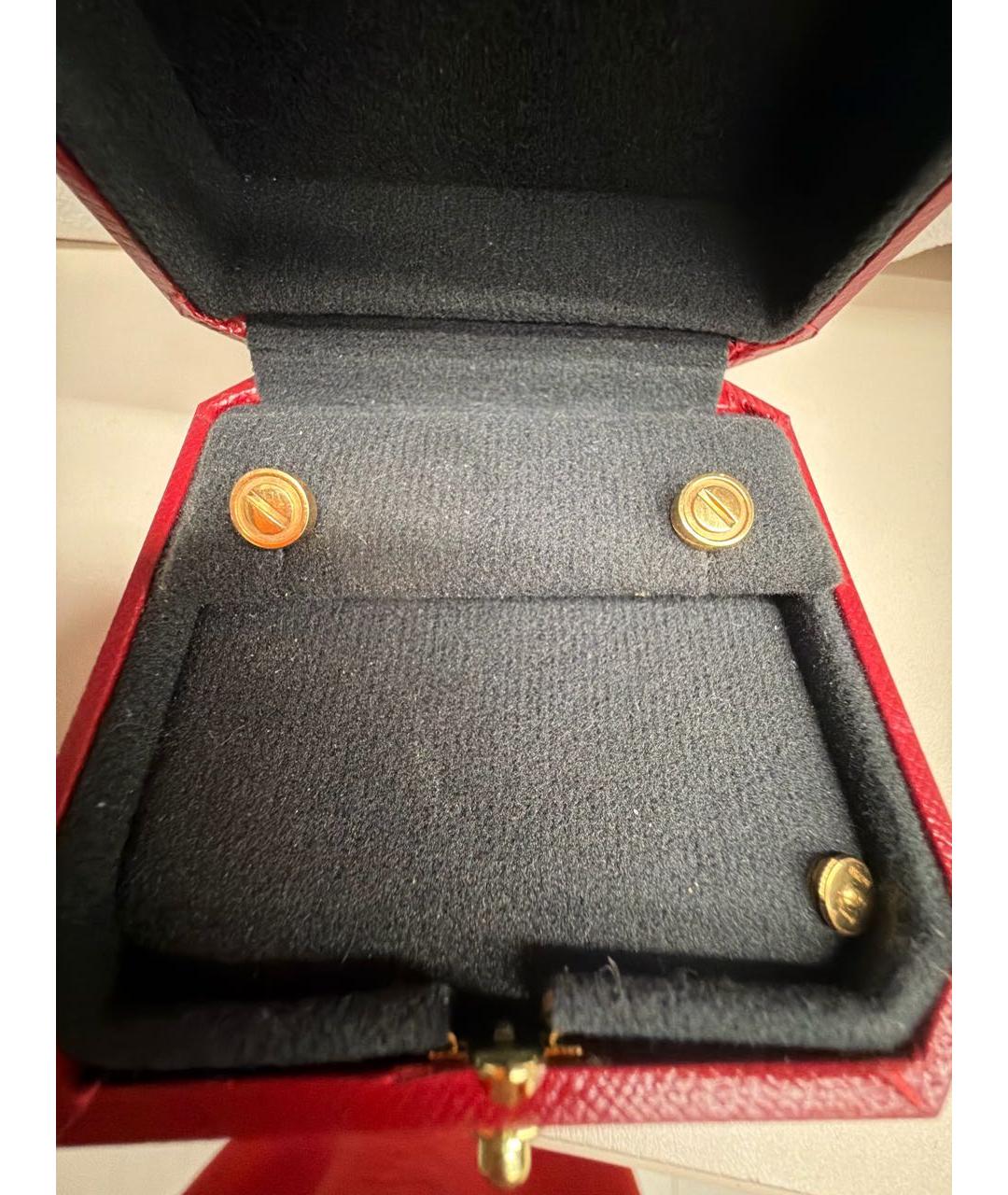 CARTIER Золотые серьги из желтого золота, фото 5