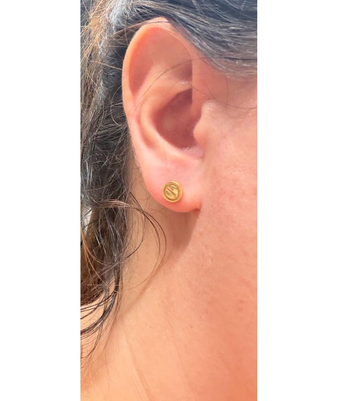 CARTIER Золотые серьги из желтого золота, фото 4