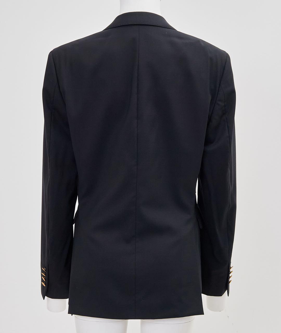 DOLCE&GABBANA Черный шерстяной жакет/пиджак, фото 2