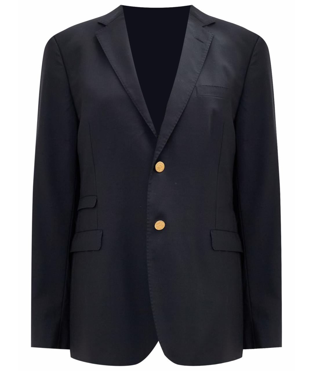DOLCE&GABBANA Черный шерстяной жакет/пиджак, фото 1