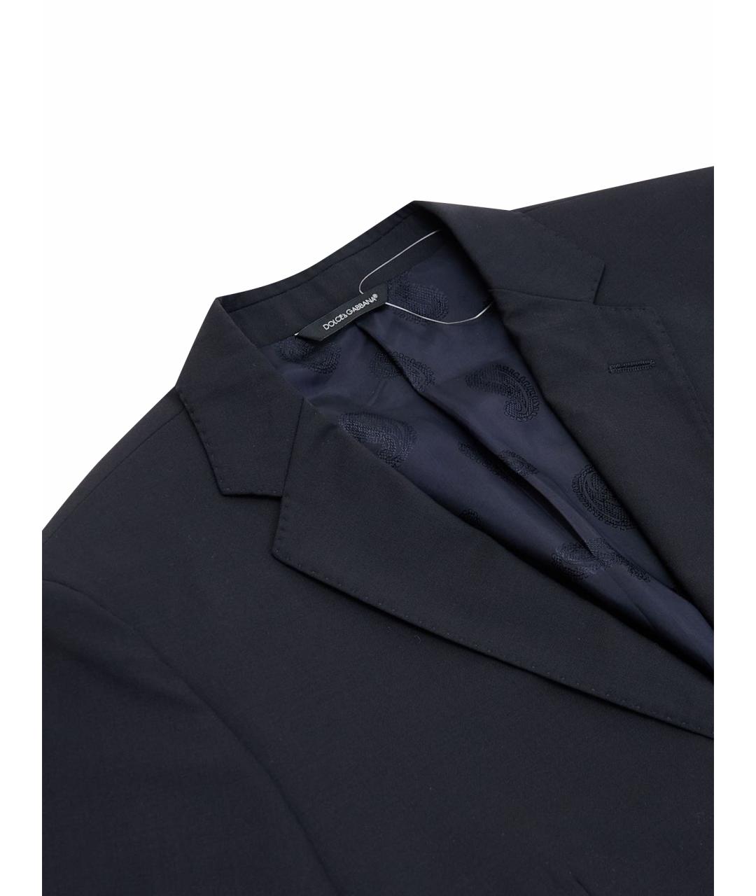 DOLCE&GABBANA Черный шерстяной жакет/пиджак, фото 5