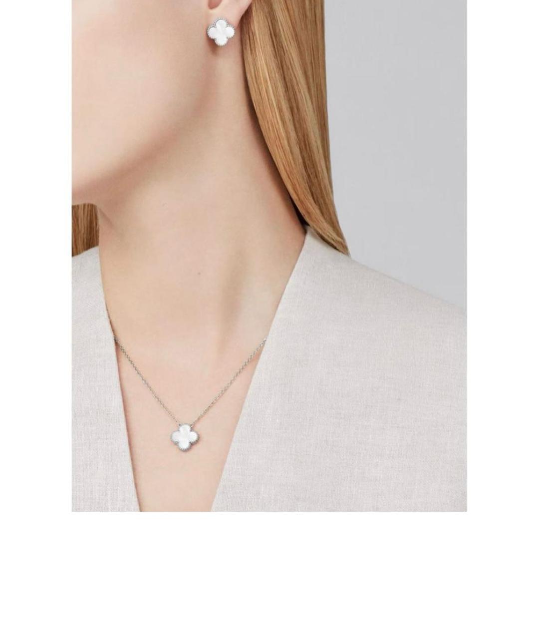 VAN CLEEF & ARPELS Белое колье из белого золота, фото 3