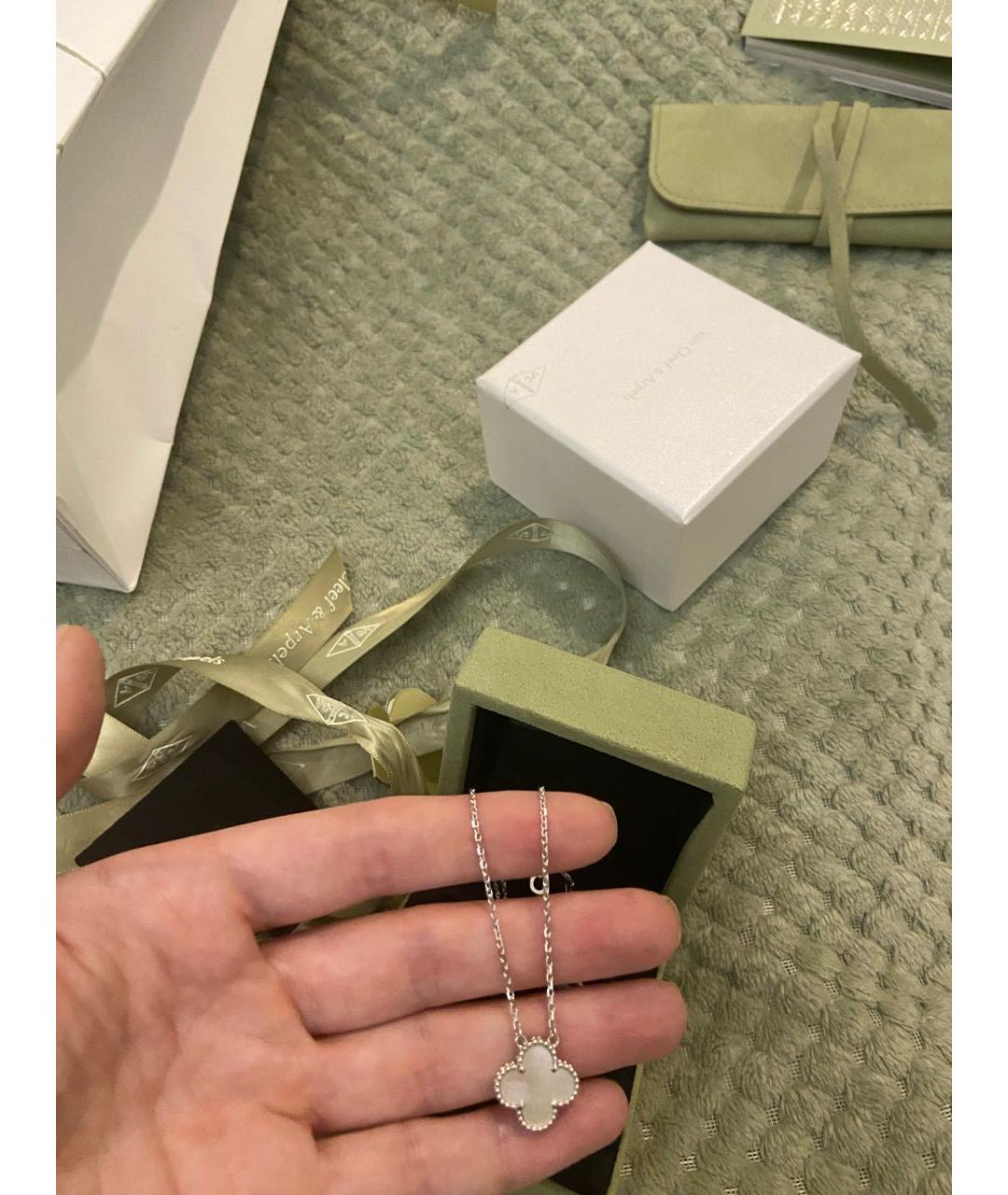 VAN CLEEF & ARPELS Белое колье из белого золота, фото 5