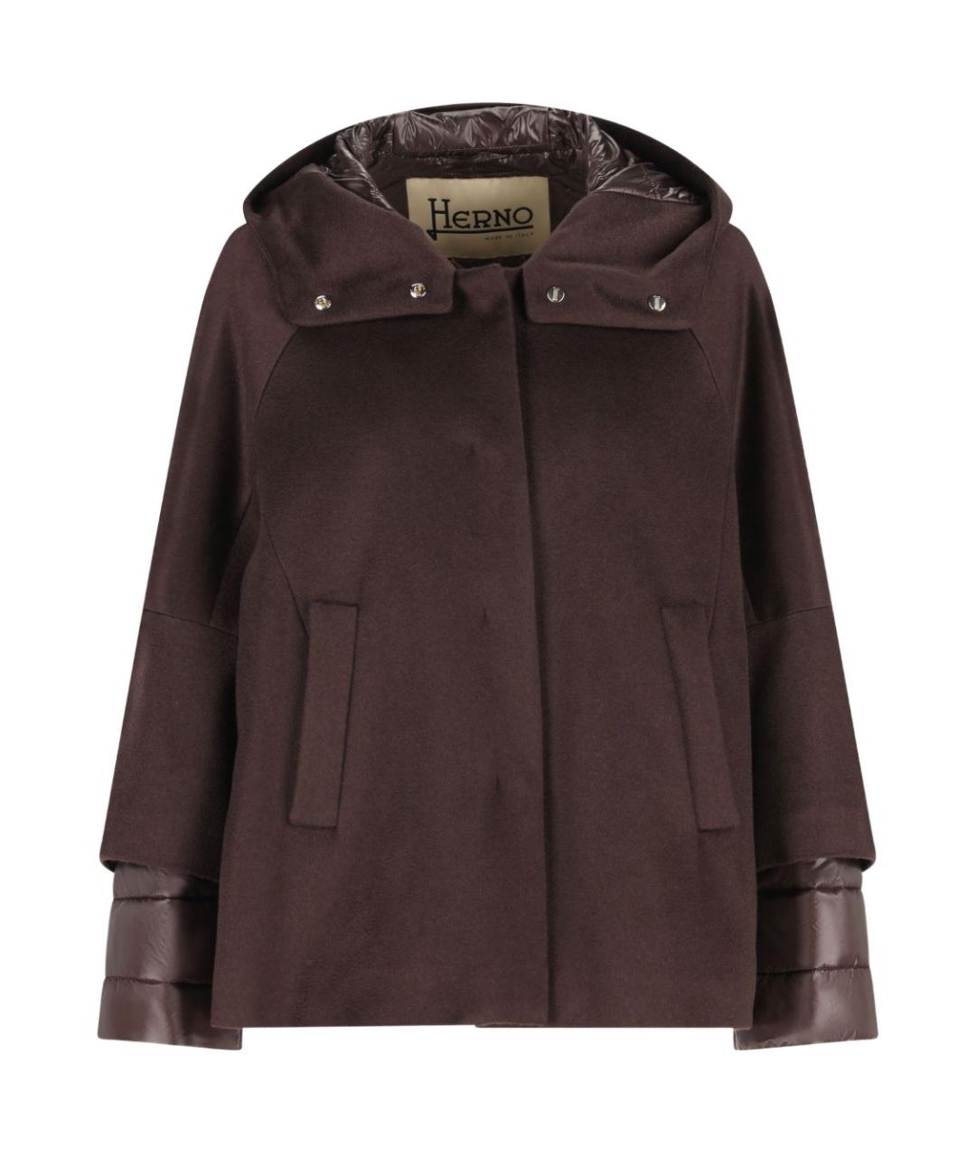 HERNO Коричневая куртка, фото 1