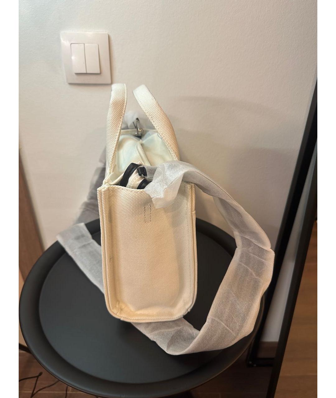 DKNY Белая деним сумка на плечо, фото 2