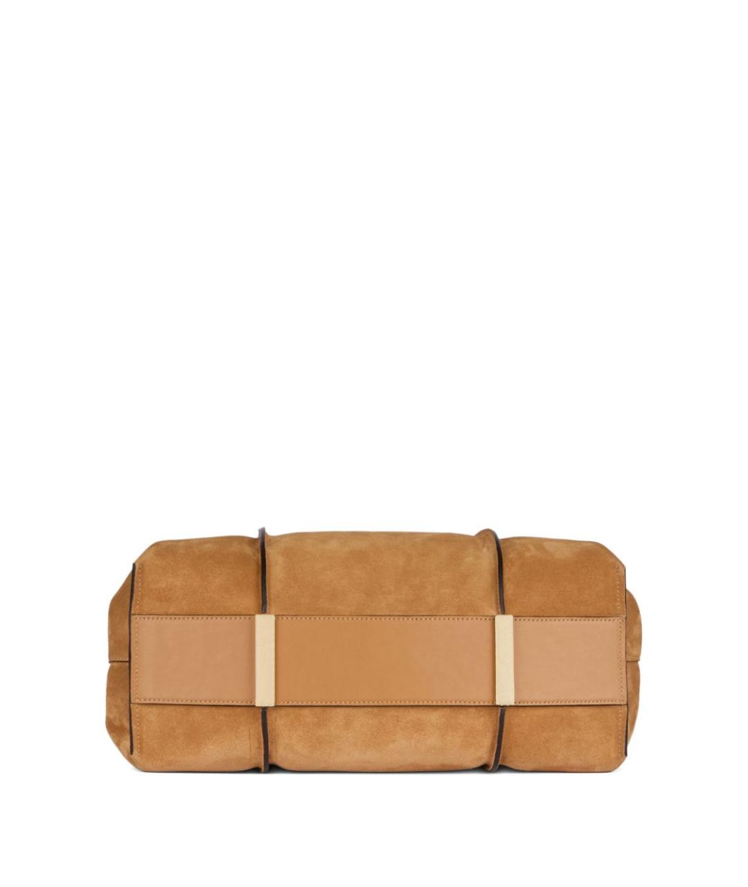 TOD'S Коричневая замшевая сумка тоут, фото 2