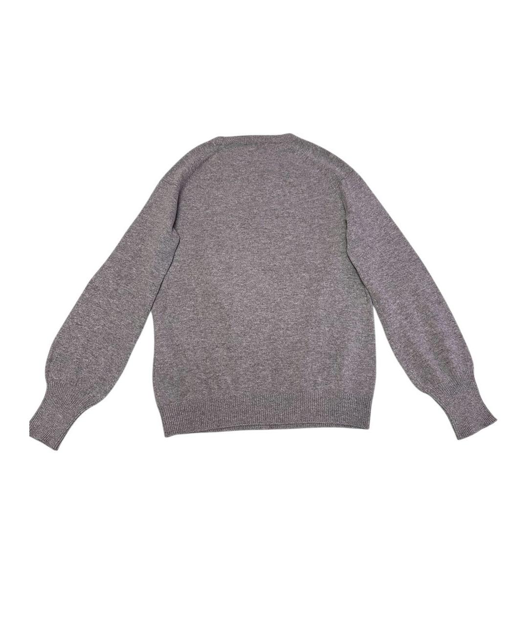 MALO Серый кашемировый джемпер / свитер, фото 2