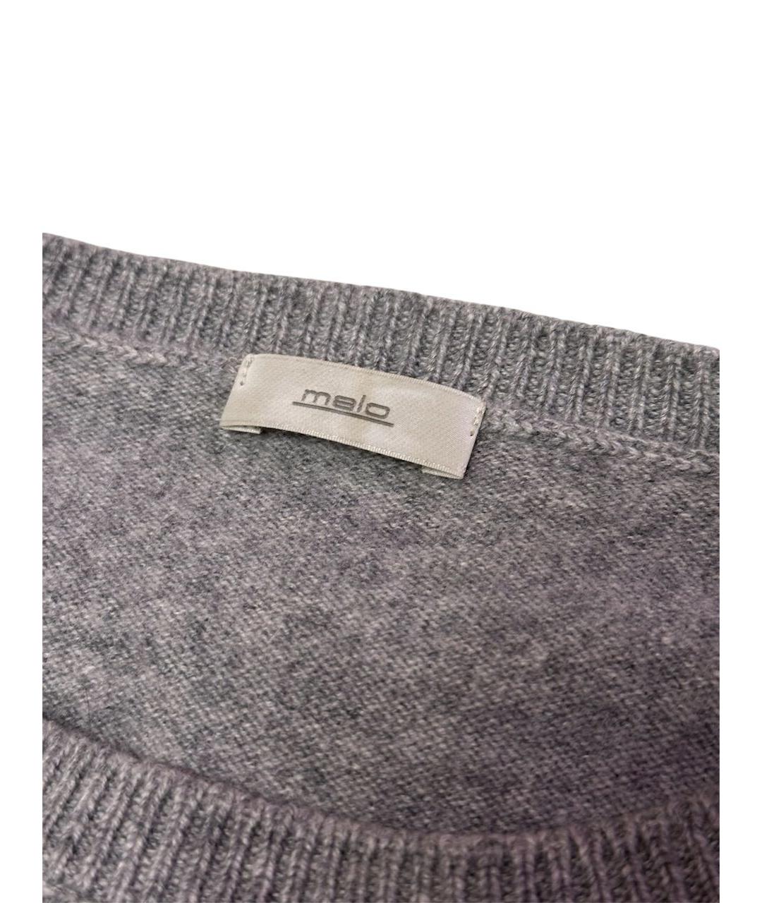 MALO Серый кашемировый джемпер / свитер, фото 3