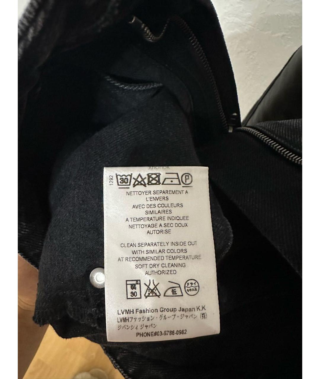 GIVENCHY Черная деним юбка миди, фото 6