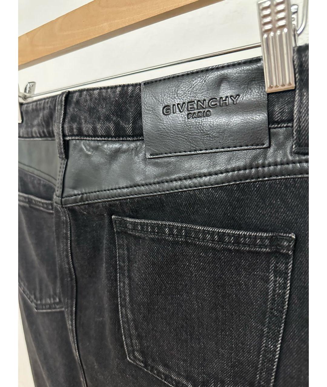 GIVENCHY Черная деним юбка миди, фото 3