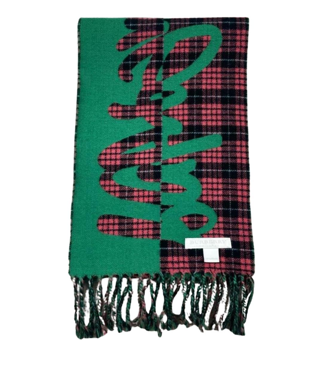 BURBERRY Мульти шерстяной шарф, фото 1