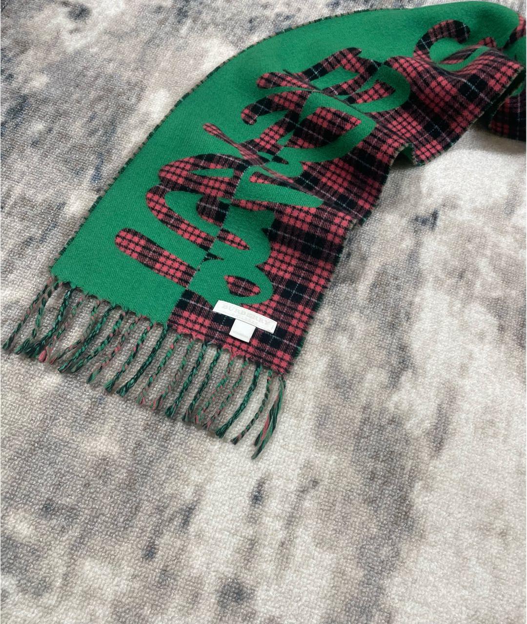 BURBERRY Мульти шерстяной шарф, фото 2