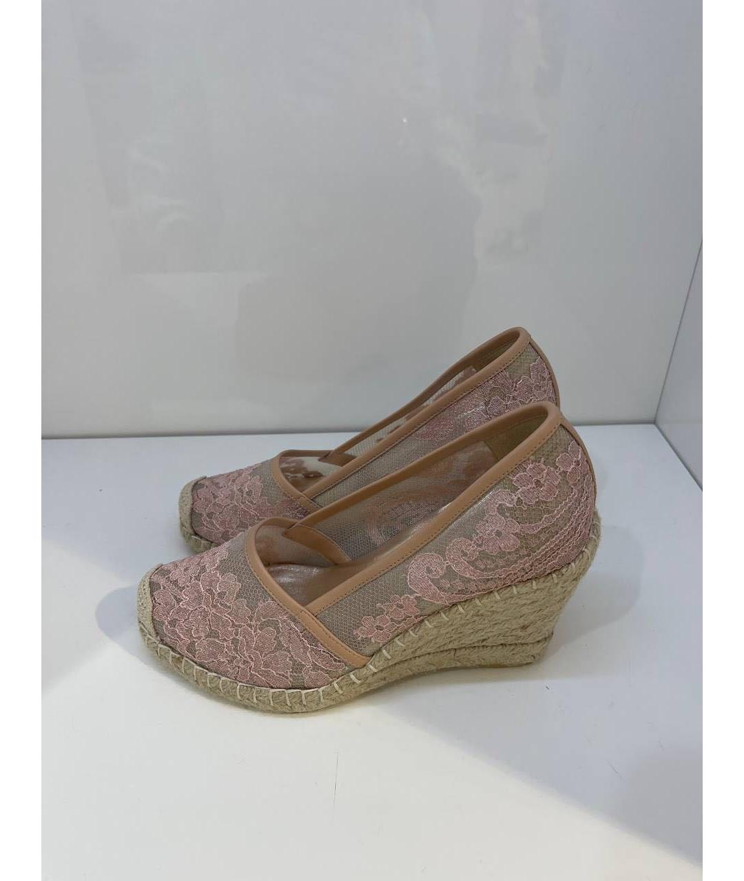 LE SILLA Розовые кожаные эспадрильи, фото 4