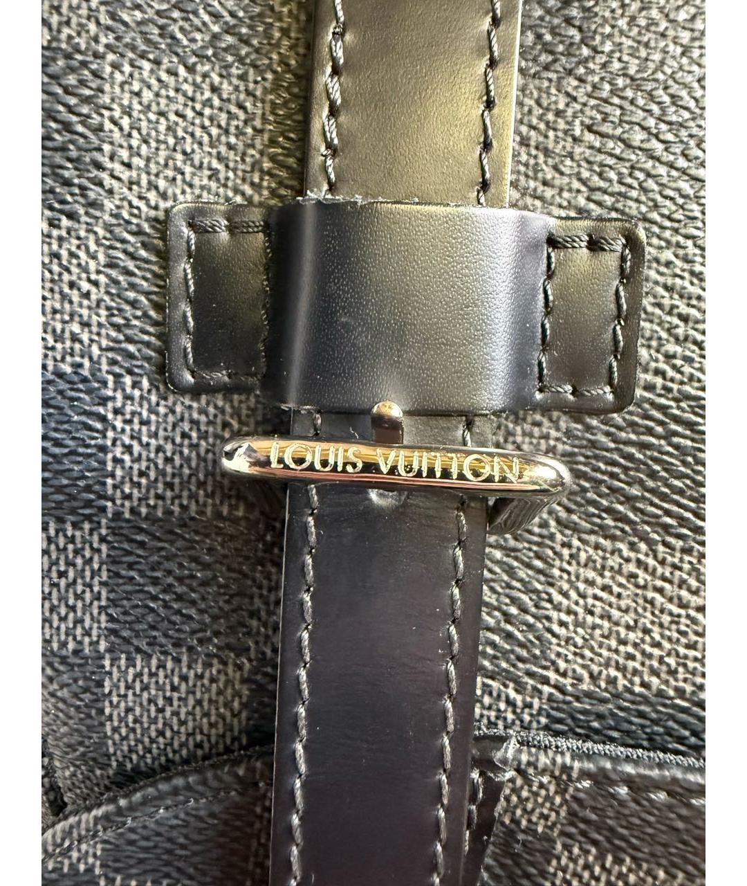 LOUIS VUITTON Черный рюкзак, фото 7