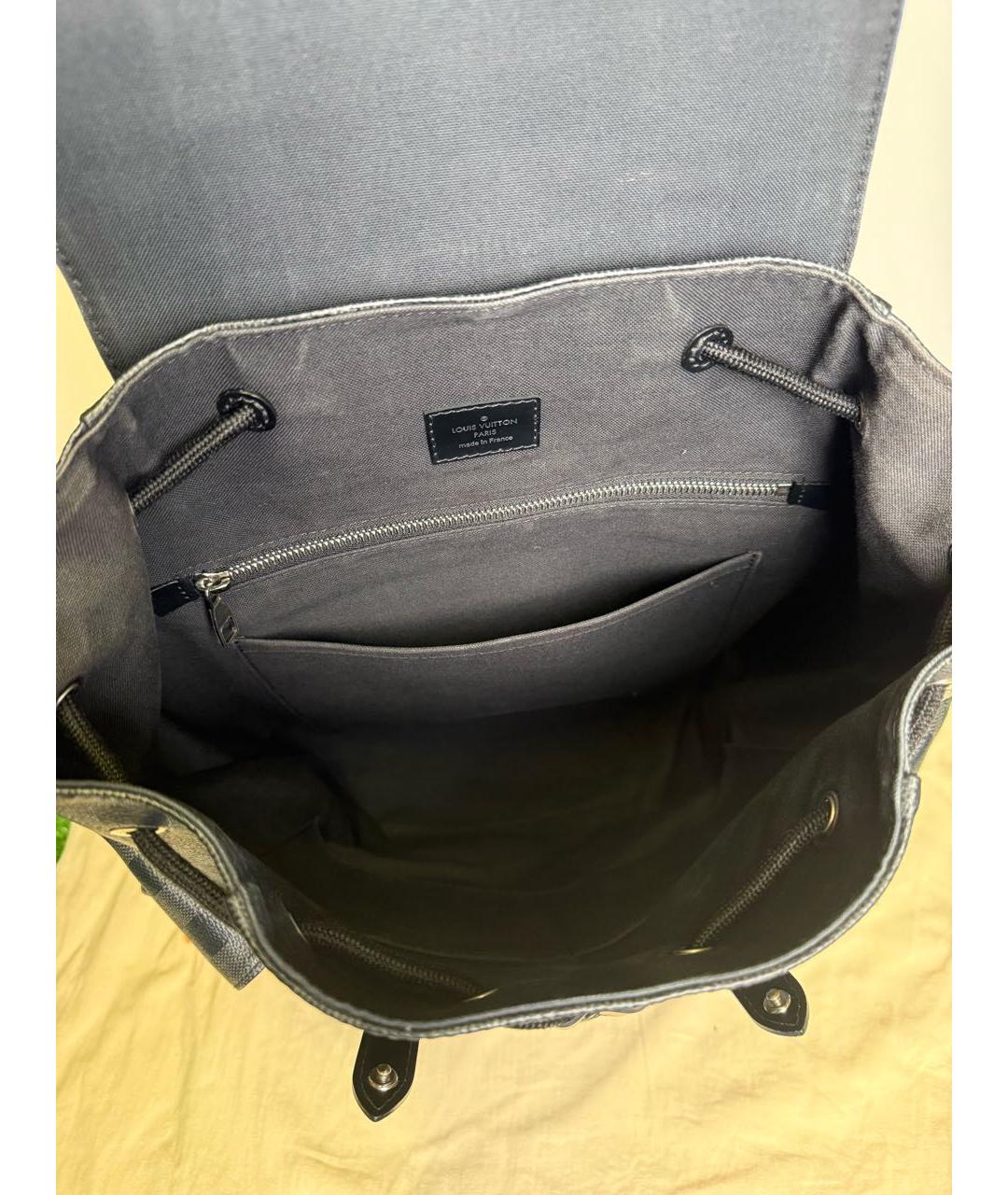 LOUIS VUITTON Черный рюкзак, фото 6