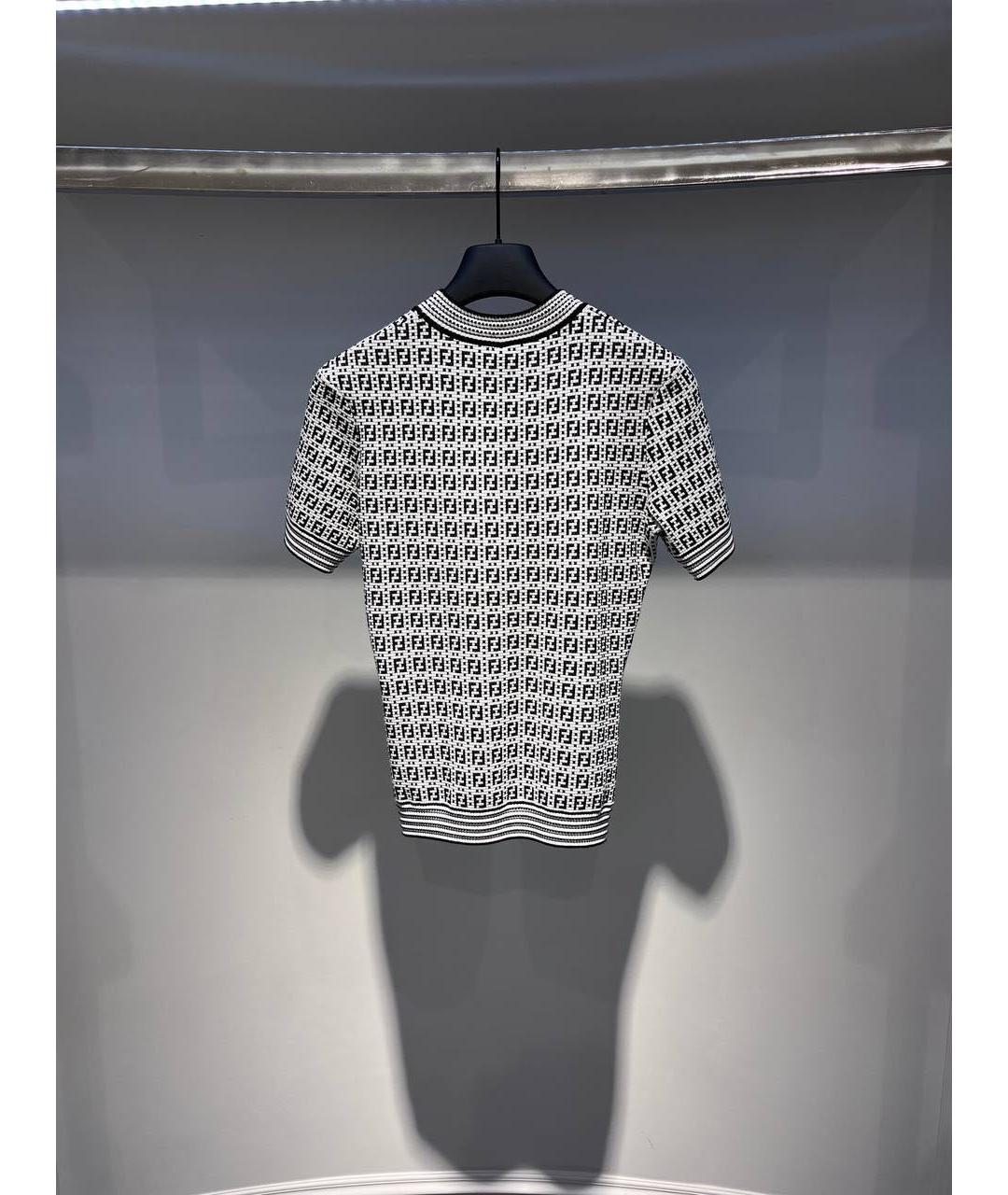 FENDI Серая вискозная футболка, фото 2