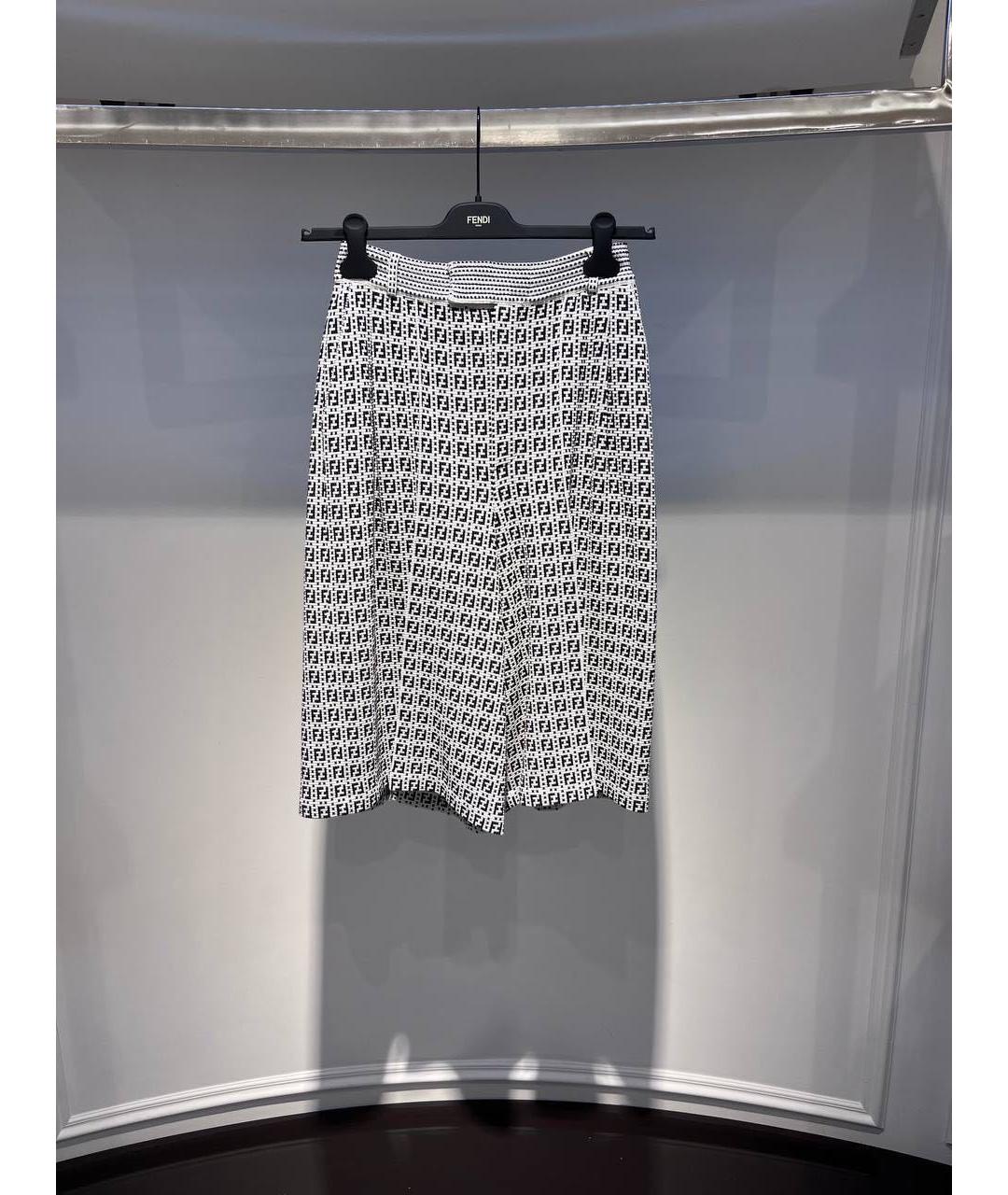 FENDI Серые вискозные шорты, фото 3