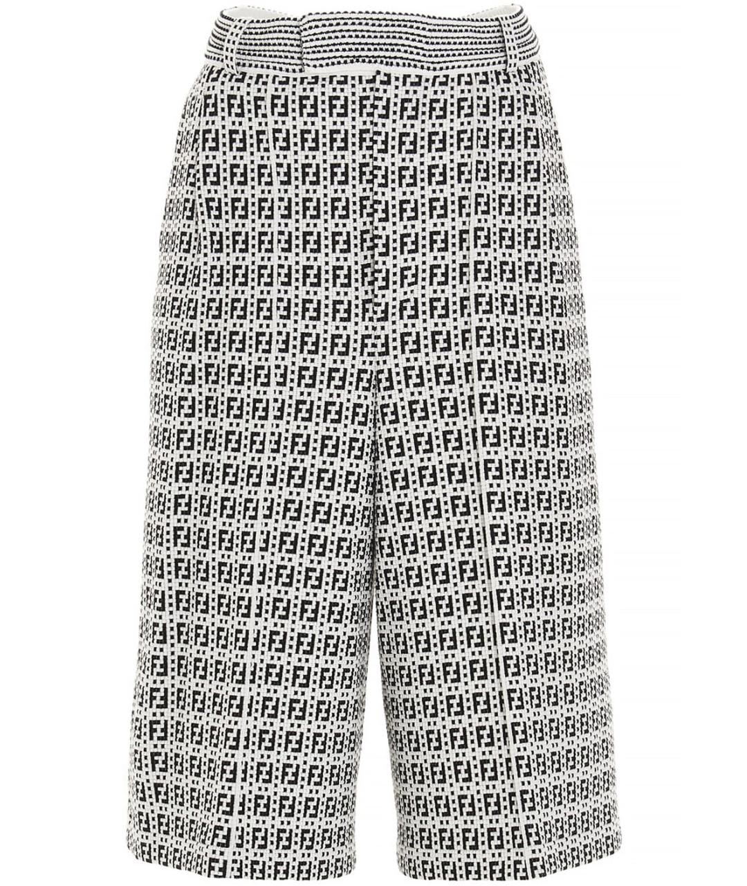 FENDI Серые вискозные шорты, фото 1