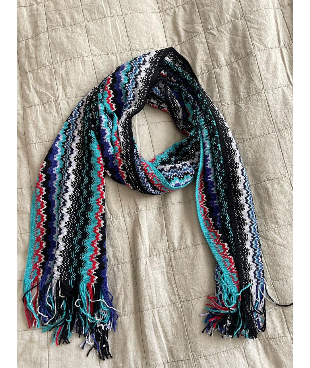 MISSONI Мульти шерстяной шарф, фото 3